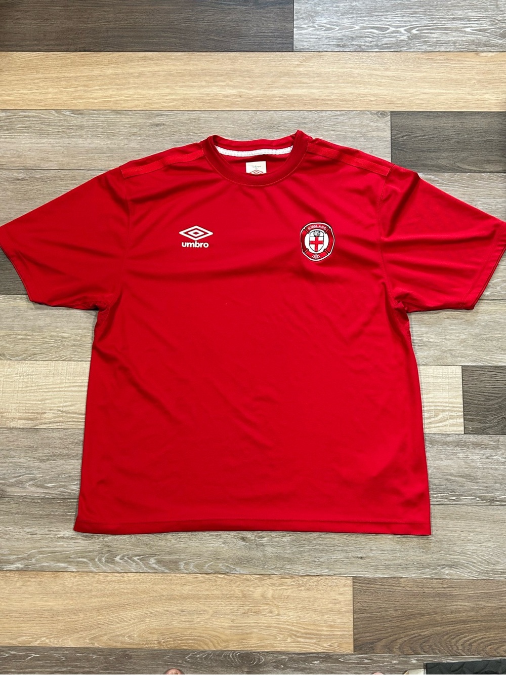 Umbro Men’s Bright Red Short Sleeve Soccer Jersey